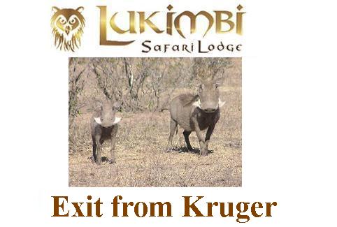 Exit from Kruger
